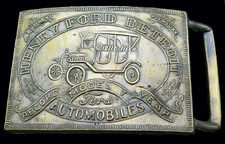 Ford Model T Car Vintage Belt Buckle