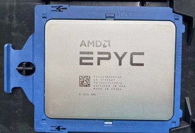 AMD EPYC 7451 PS7451BDVHCAF 24-Core 48-Thread 2.3GHz Socket SP3 CPU Processor