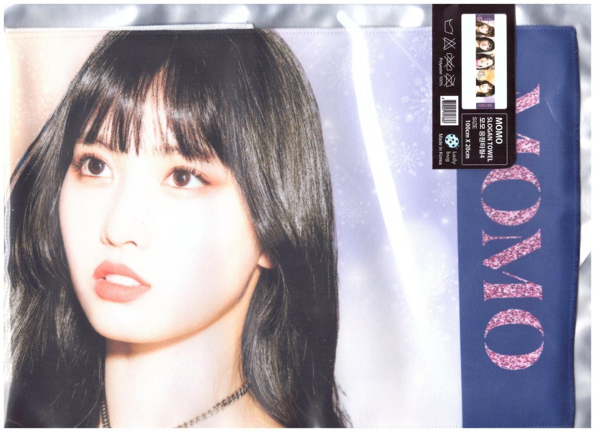 TWICE Momo Cheering Slogan Towel 04 K-POP Momo-04 | eBay