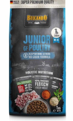 BELCANDO Finest Grain Free Junior Poultry M-XL 1 kg