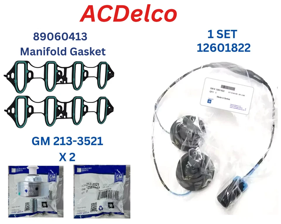 OEM Kit Intake Manifold Knock Sensors Harness for Cars Trucks 4.8/5.3/6.0L - Image 4 of 4