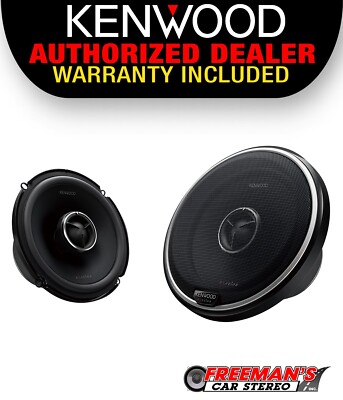 Kenwood Excelon KFC-X175 6.5'' 2-Way Car Speakers 80W RMS High-Performance - Pair