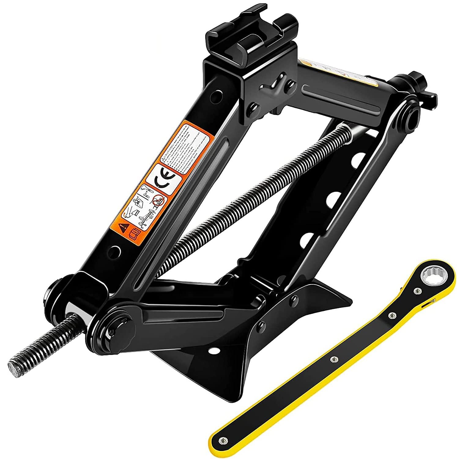 kefflum Car Jack Scissor Jack Crick Auto Ascensore Martinetto Cric a Forbice 200