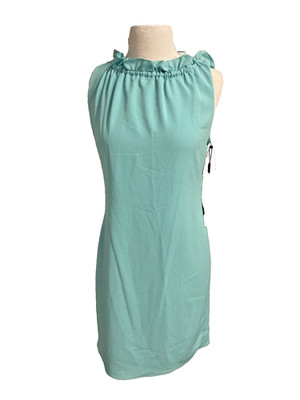 Karl Lagerfeld Sleeveless Teal Dress Size 4 New!