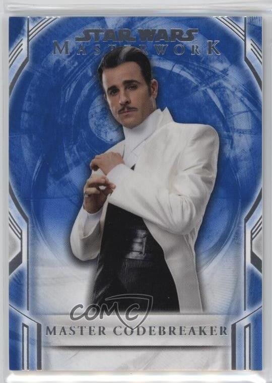 2018 Topps Star Wars Masterwork Blue Master Codebreaker #93 2k3