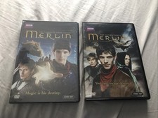 Merlin: The Complete First  Second Season 1 2 DVD Lot 2013 5-Disc Sets BBC OOP