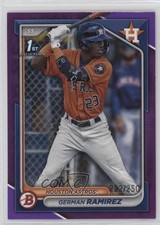 2024 Bowman Prospects Purple Border 222/250 German Ramirez #BP-93 14ij