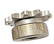 MARTIN SPROCKET GEAR INC 35B12SS, 1/2'' Bore 12 Teeth, Stainless Steel 35B12