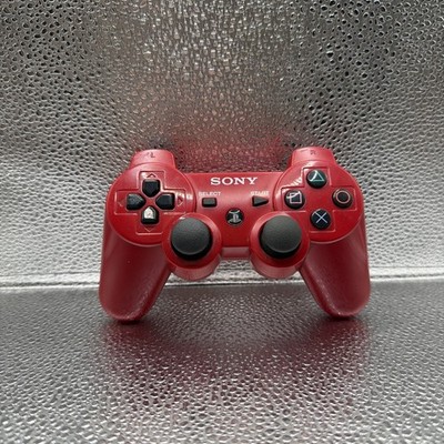 Sony PS3 DualShock 3 Wireless Controller   Red OEM Original Tested