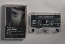 Foreigner Inside Information Cassette 1987 Atlantic 781 808-4
