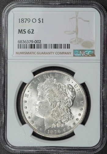 1879-O NGC MS62 Morgan Silver Dollar