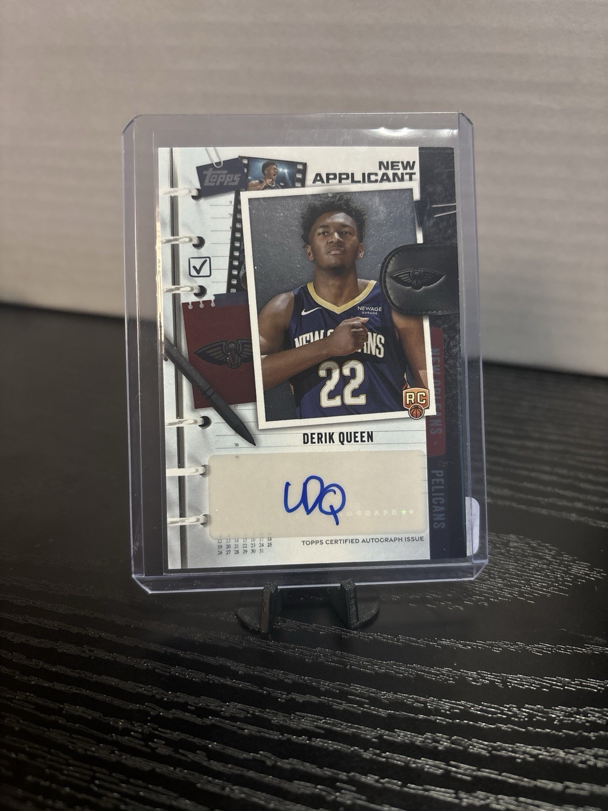 2025-26 Topps - New Applicants Autographs Derik Queen #NA-DK (AU, RC)