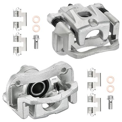 Rear Brake Calipers with Bracket For Toyota Highlander 2004-2007 2.4L 3.3L 2 Pcs