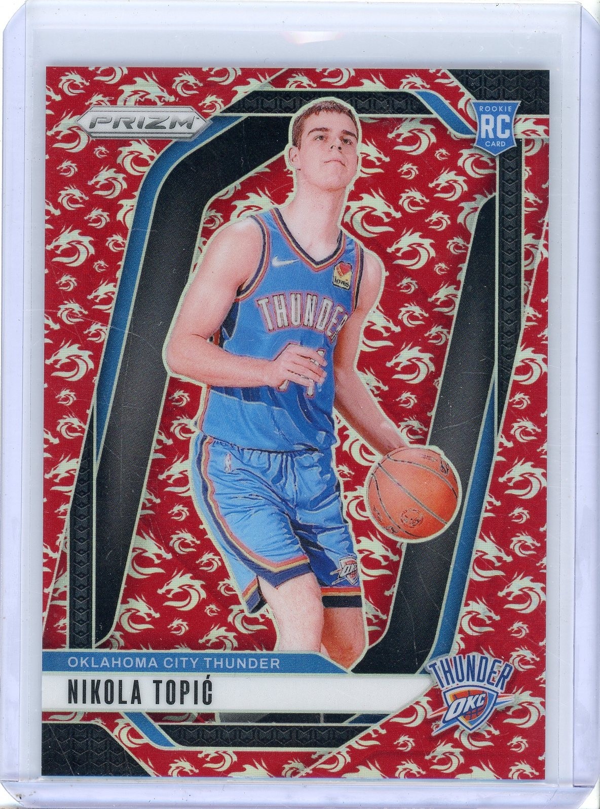2024-25 PANINI PRIZM NIKOLA TOPIC #230 CHINEASE DRAGON ROOKIE #/88