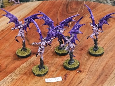 Mantic Reaper/DnD/Warhammer/Kings of War Abyssal Dwarf Gargoyles Painted X 5