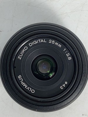 OLYMPUS ZUIKO DIGITAL 25mm F2.8 Black compact pancake prime Lens Exc+++++