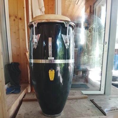 Latin Percussion Conga Schwarz Naturfell LP patato model quinto