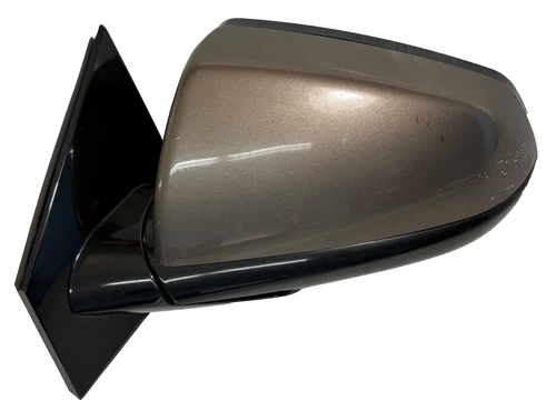 Cadillac SRX 10-14 Left Driver MANUAL FOLD Door Mirror PARAGON BRONZE (GGX)