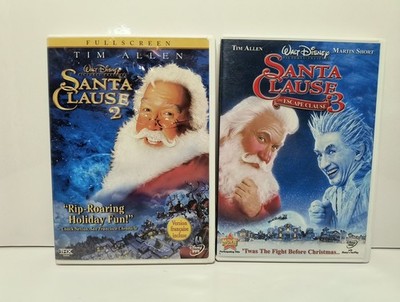 Santa Clause 2 & 3 DVD Lot Tim Allen Holiday Movies Tested Working!