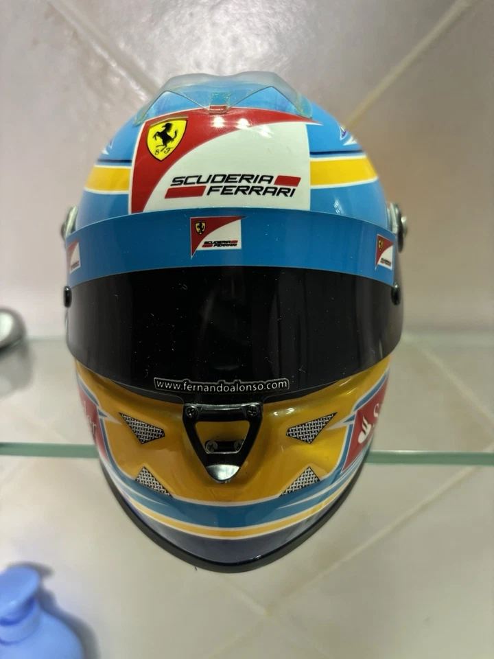 Fernando Alonso 🇪🇸Casco Scala 1:2 Per Collezionisti Ferrari🏎️🐎 - Immagine 4 di 4