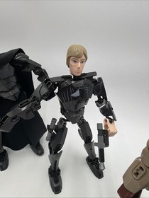 Lego Star Wars Buildable Figure Lot Of 3: Luke 75110, Finn 75116, Darth Vader