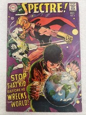 Spectre 4 Neal Adams Cover Art Silver Age Vintage Dc Comic 1968