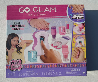 Go Glam Nail Studio   Cool Maker DIY Nail Art Kit (Read Description)