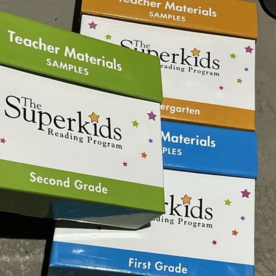 Super Reading kids Teacher Materials Samples Kindergarten First Second Grade