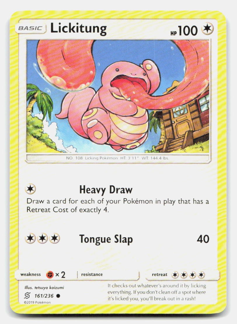 Lickitung 161/236 Common Unified Minds Pokemon NM