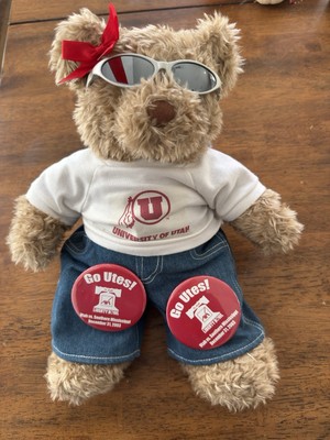 B-A-B Vintage Official University Of Utah and Liberty Bowl Pin Sport teddy