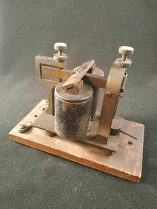 Antique Early 1900s Morse Code Telegraph Sounder Tested Working! Western Union