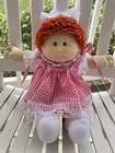 Cabbage Patch Doll Red Poodle Hair Single Pony Tail OK Factory
