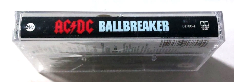 New! AC/DC Ballbreaker Cassette 1995 SEALED! Hard as a Rock Rick Rubin - Image 3 of 4