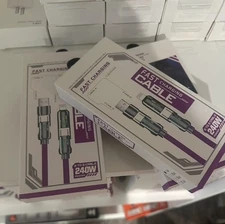 240W 4-in-1 usb charging cable fast charging cable with box