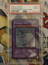 Yu-Gi-Oh! Rainbow Neos Phantom Darkness 1st Ed Ghost Rare PTDN-EN044 PSA 8
