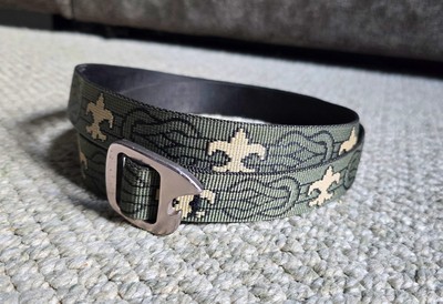 Bison Designs Green Tap Cap Metal Buckle Bottle Opener Belt Square Knot Large