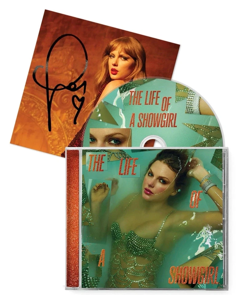 Taylor Swift The Life Of A Showgirl Hand Signed CD Complete Set Of 4 - In Hand - Image 2 of 4