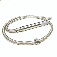 Jaclo S485-SB Slim-Rain Brass SIngle Function Handshower. Stainless Steel