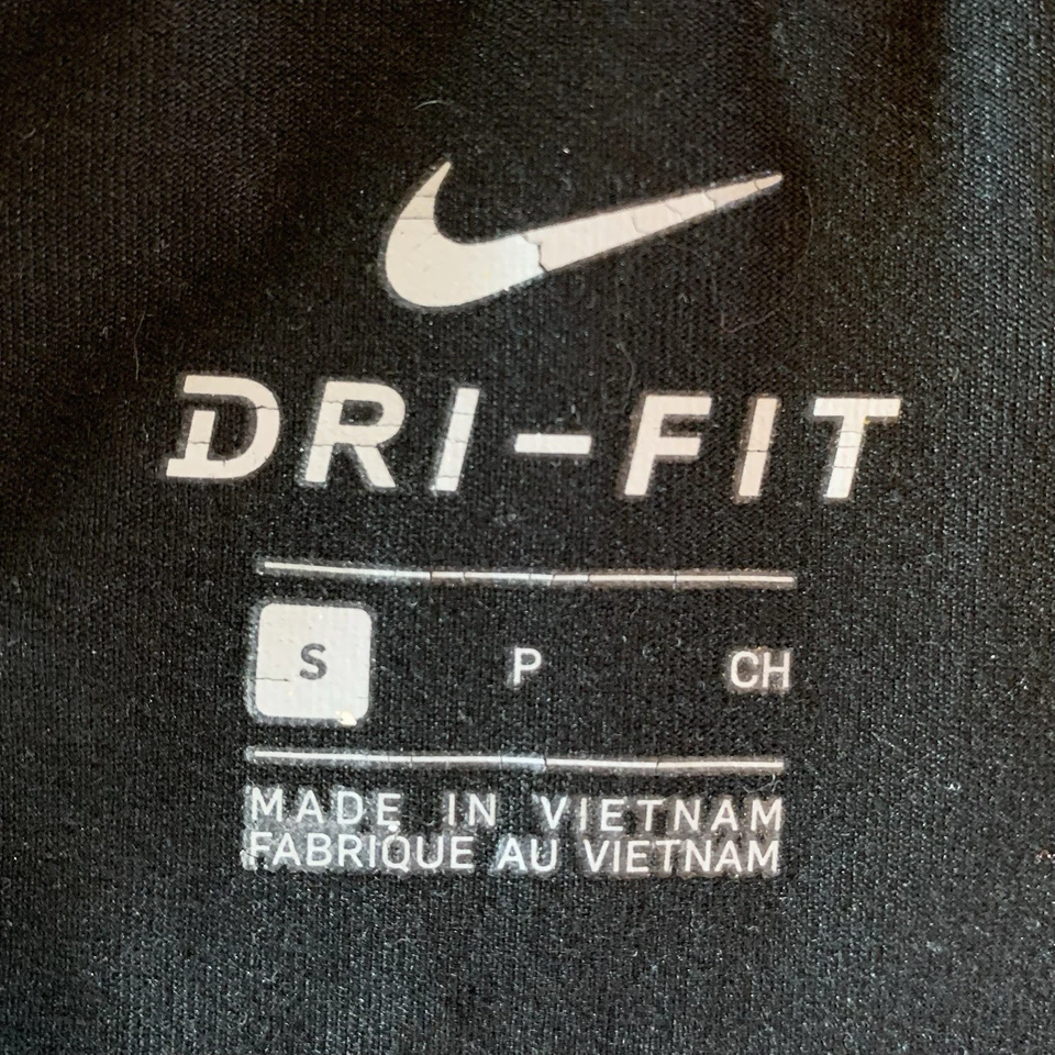 Nike Purdue Boilermakers Shirt Mens Small Black Golf Pullover 1/4 Zip Dri-Fit - Image 3 of 4