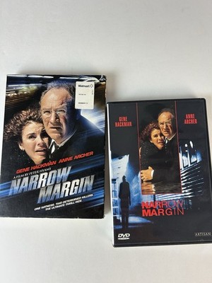 Narrow Margin DVD 1990 Gene Hackman Anne Archer Widescreen with slipcover