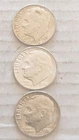 1955 PDS Roosevelt Silver Dimes,  XF Condition, But You Judge.      699.