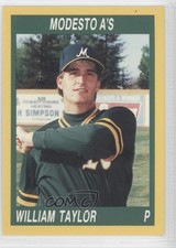 1990 Cal League California League Bill Taylor William Taylor #154 0b5