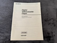 Instrukcja obsługi Sony do DSR-60P w dobrym stanie