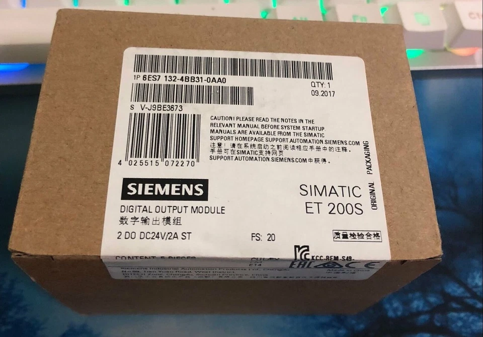 1 PC New Siemens 6ES7132-4BB31-0AA0 6ES7132-4BB31-0AA0 In Box Free Shipping - Image 3 of 3