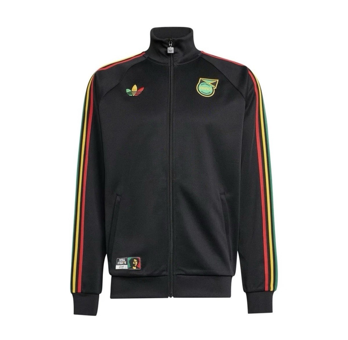 Adidas OG Jamaica x Bob Marley Track Jacket Black JY5225 Size M