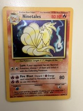  Ninetales Holo Rare Base Set 12/102 Card Wizards of the Coast pokemon TCG