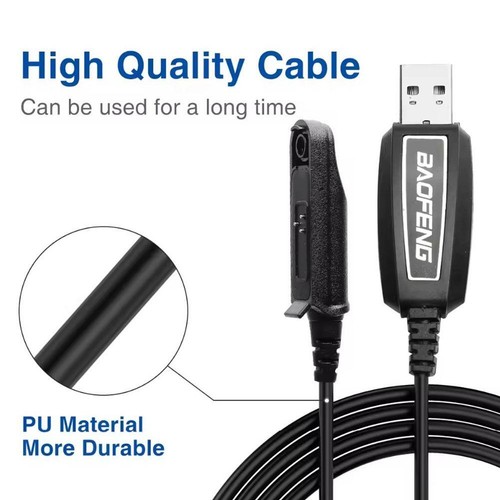 USB Programming Cable & Software-CD For Baofeng UV-5R BF-888S Two-way Radios - Bild 3 von 9