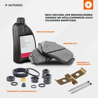 2x FERODO DDF2098C Bremsscheibe für JEEP WRANGLER III (JK  