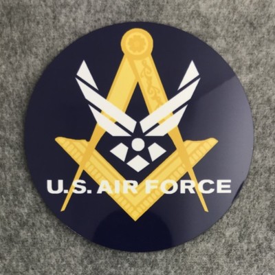 Masonic U.S. Air Force Car Auto Emblem (MAS-AF)