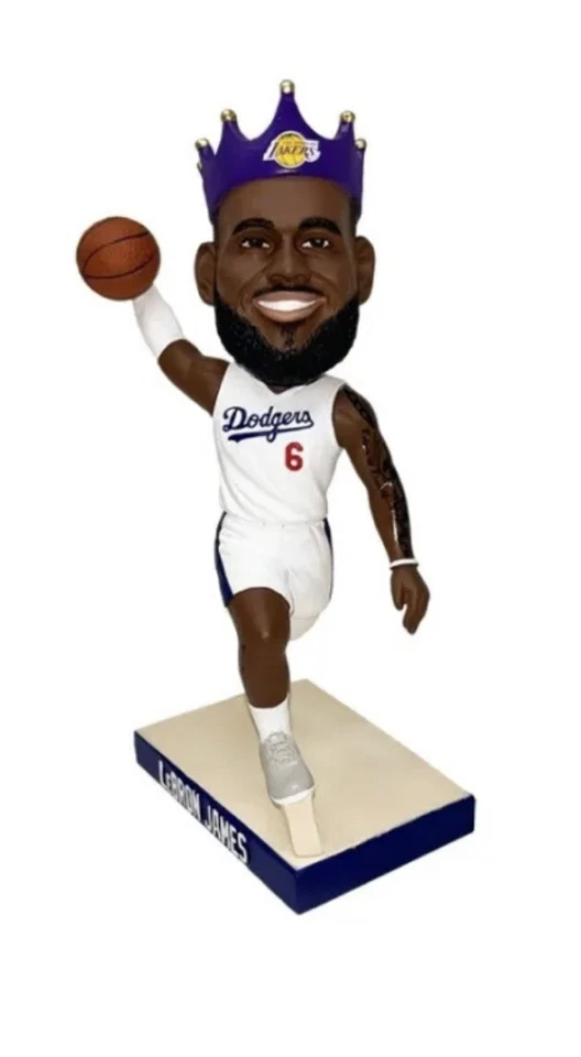 🔥2023 Los Angeles Dodgers Lebron James Bobblehead SGA 8/19 Preventa Nuevos Lakers Foto 3 de 4